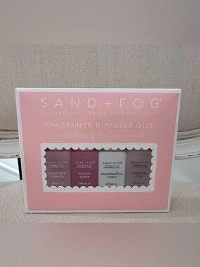 Sand + Fog Diffuser Oils Strawberry Blossom Tropical Guava Raspberry Rose NWT